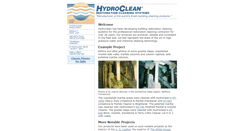 Desktop Screenshot of hydroclean.com