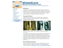 Tablet Screenshot of hydroclean.com