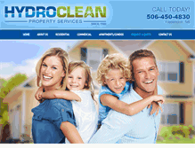 Tablet Screenshot of hydroclean.ca