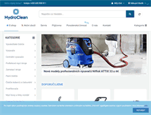 Tablet Screenshot of hydroclean.cz